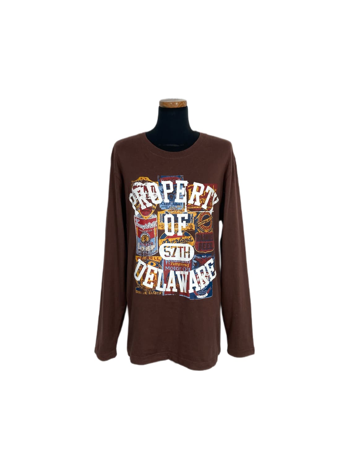 brown delaware printing tshirt 상품이미지2