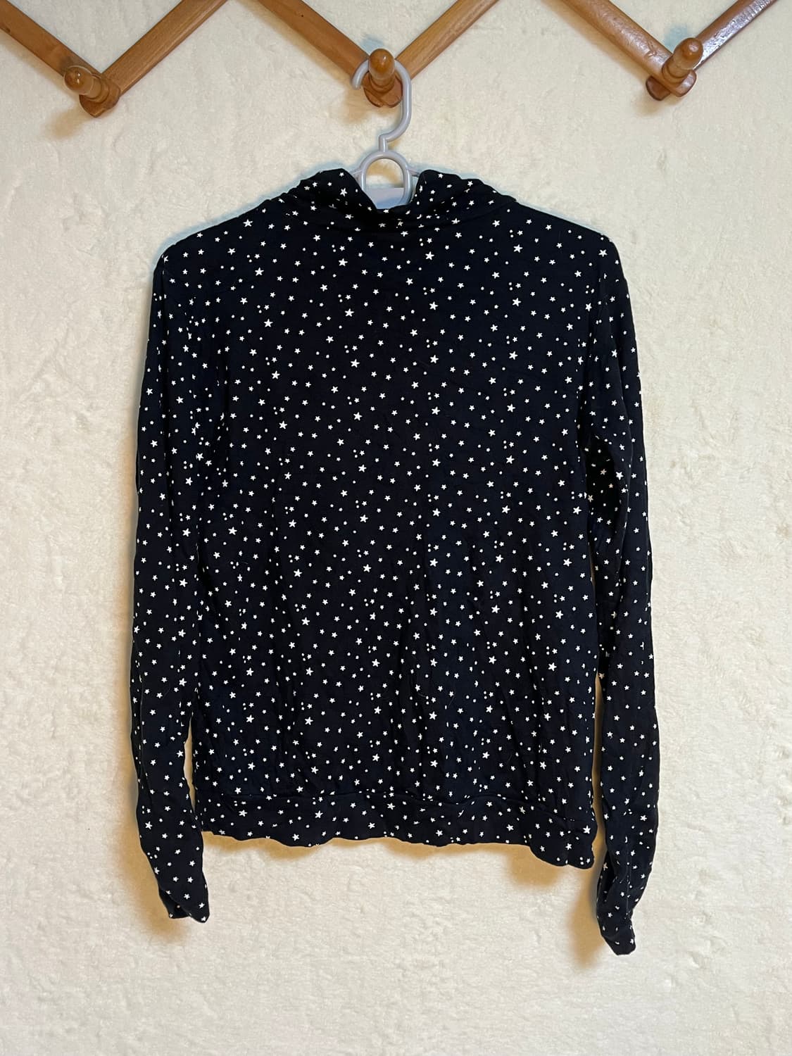 빈티지 별 긴팔 폴라 티셔츠 상품이미지2