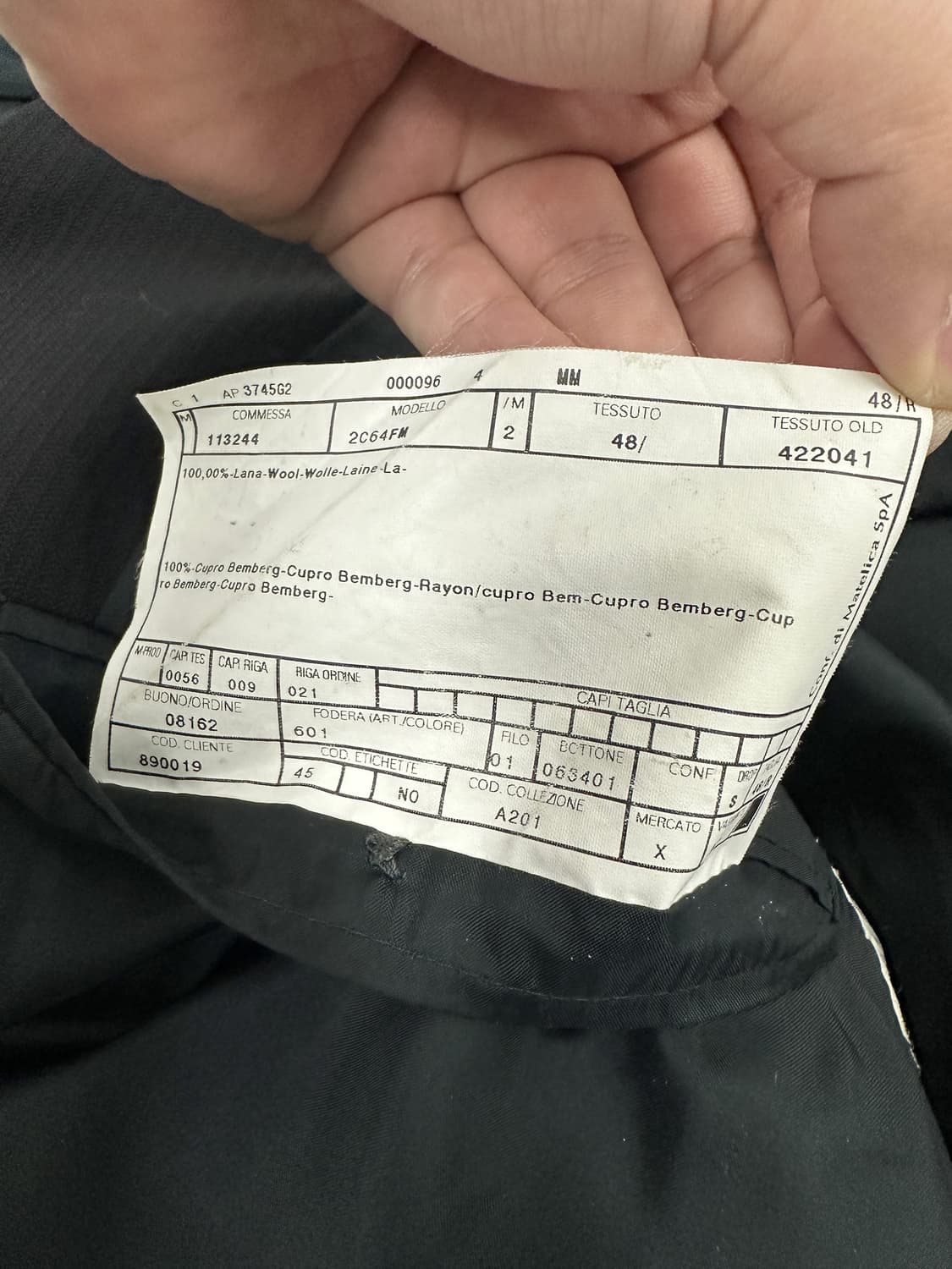 알마니 꼴레지오니 쓰리버튼 블레이저 상품이미지4