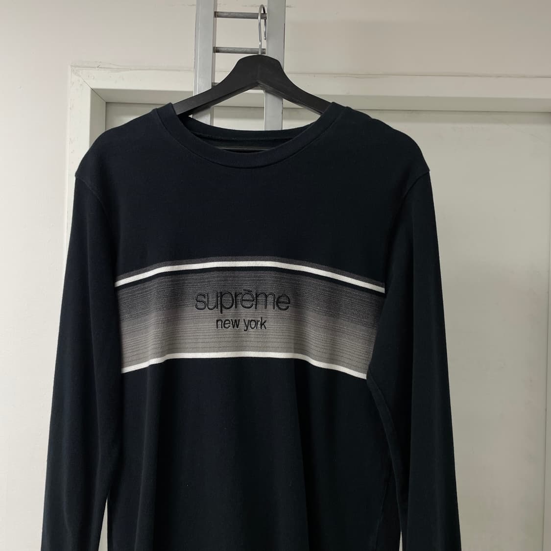 슈프림 로고 긴팔 티셔츠 S 상품이미지2