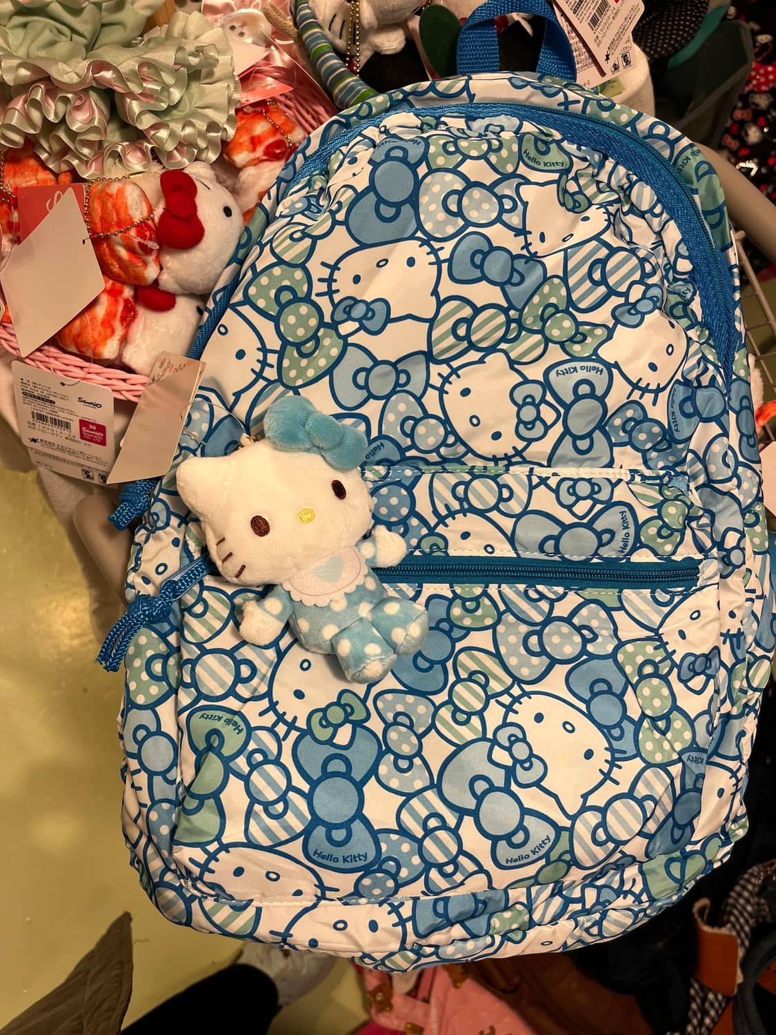 2010 블루 키티 패딩 백팩🍭 상품이미지5