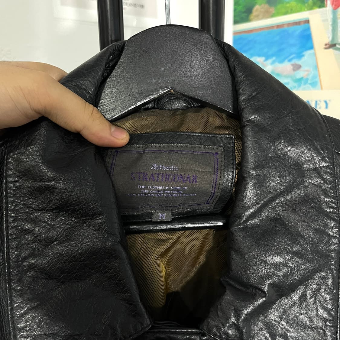 베이직 코트 레더자켓 상품이미지5