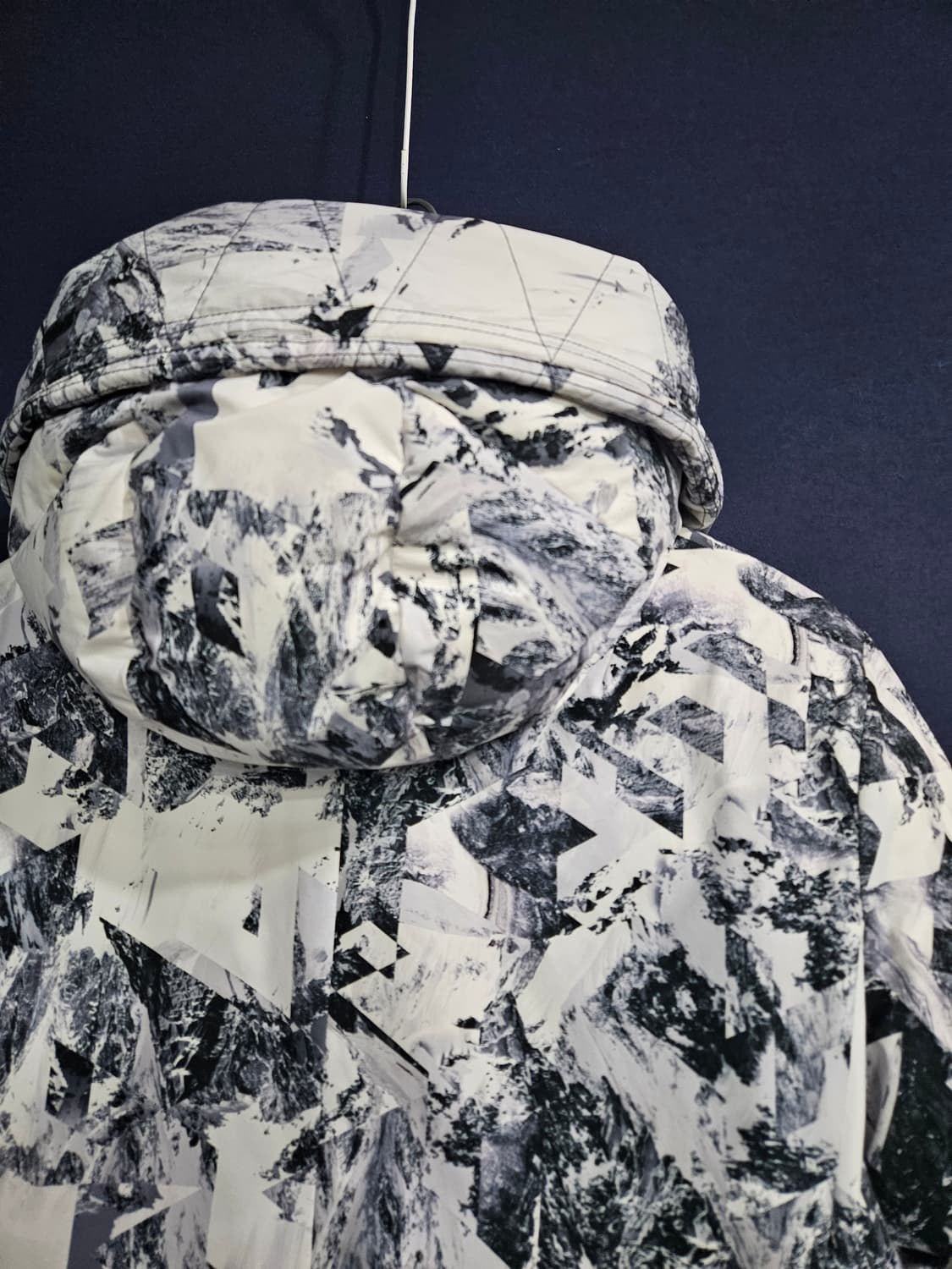 빈폴 문양 남성 100 구스다운 패딩  상품이미지9