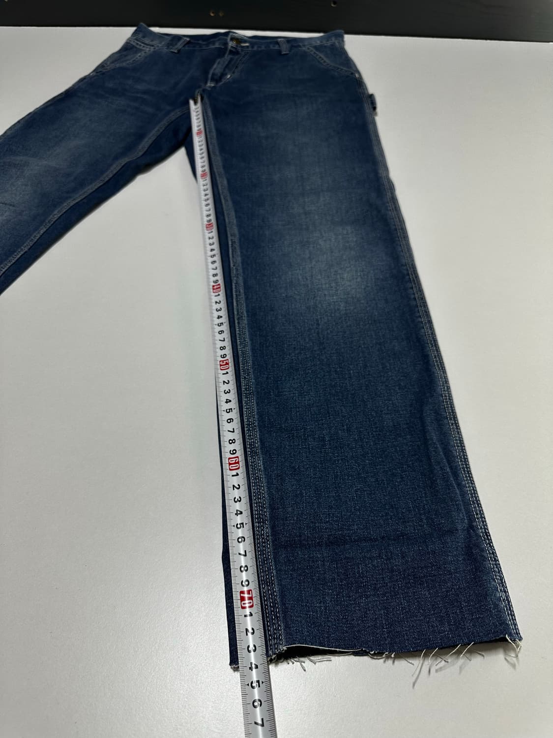 칼하트 데님 싱글 니 작업 바지 상품이미지7