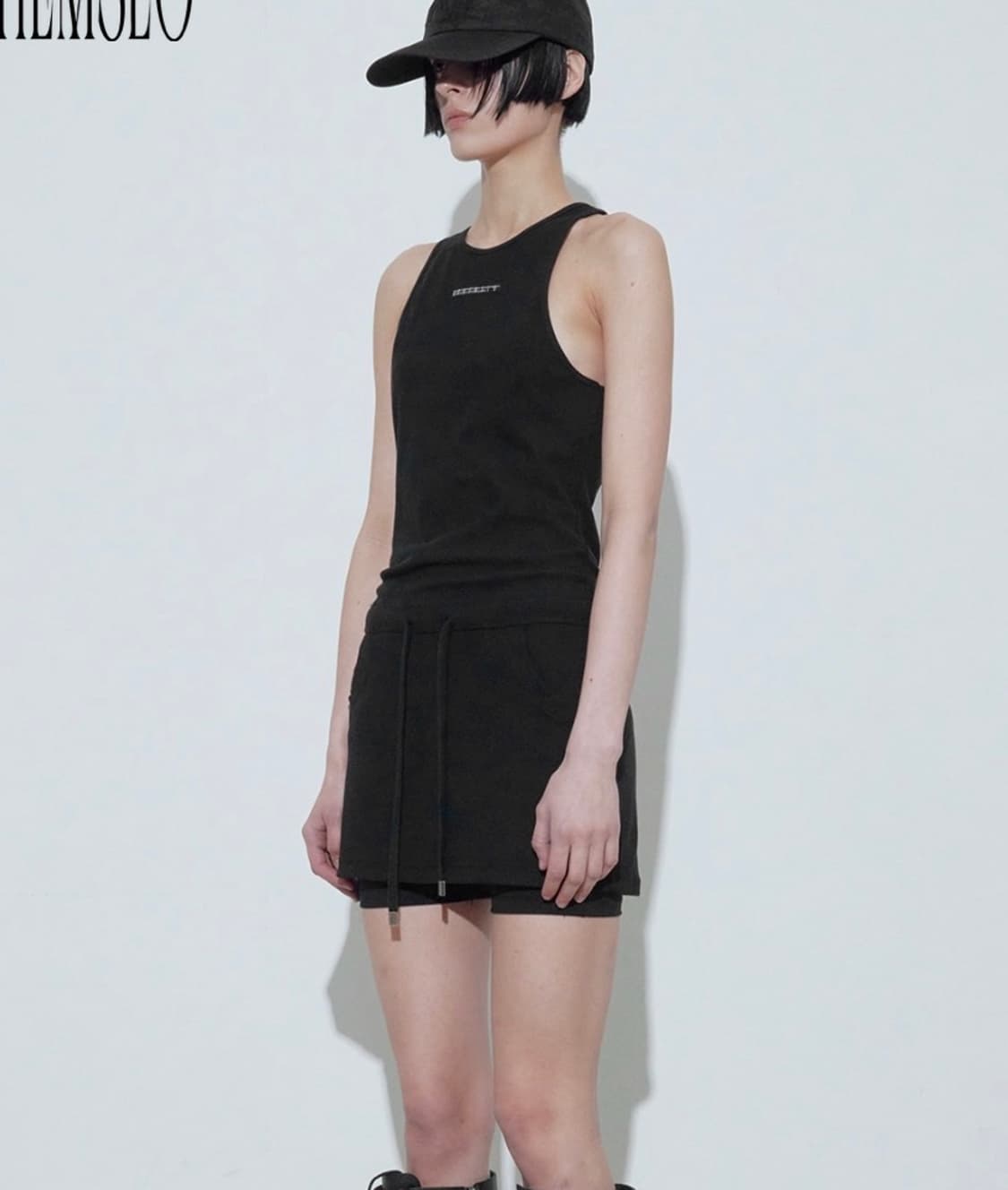 보헤미안서울 illusion 일루전 미니 드레스 블랙  상품이미지1