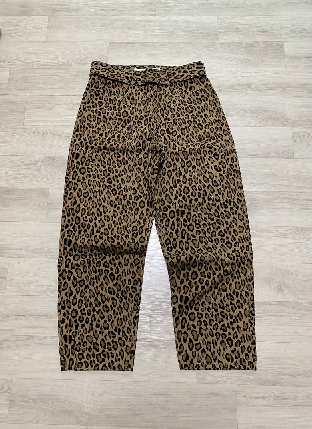 올리브드랩서비스 ODS 레오파드 시멘 덩가리 팬츠 M사이즈 상품이미지1