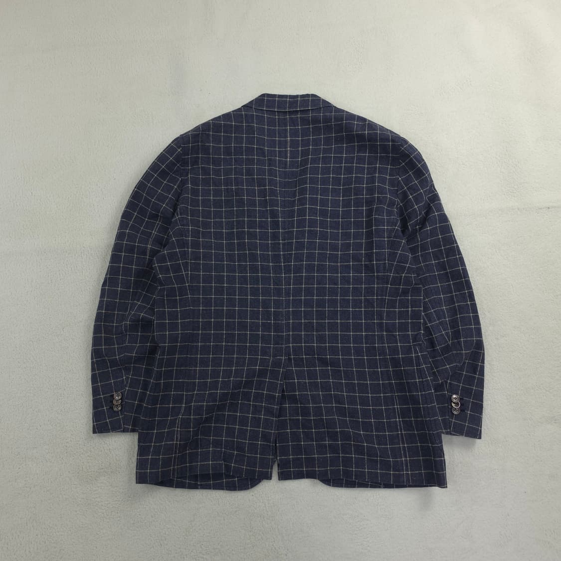볼리올리 이태리 도버 린넨 체크 블레이저 (XL) 상품이미지2