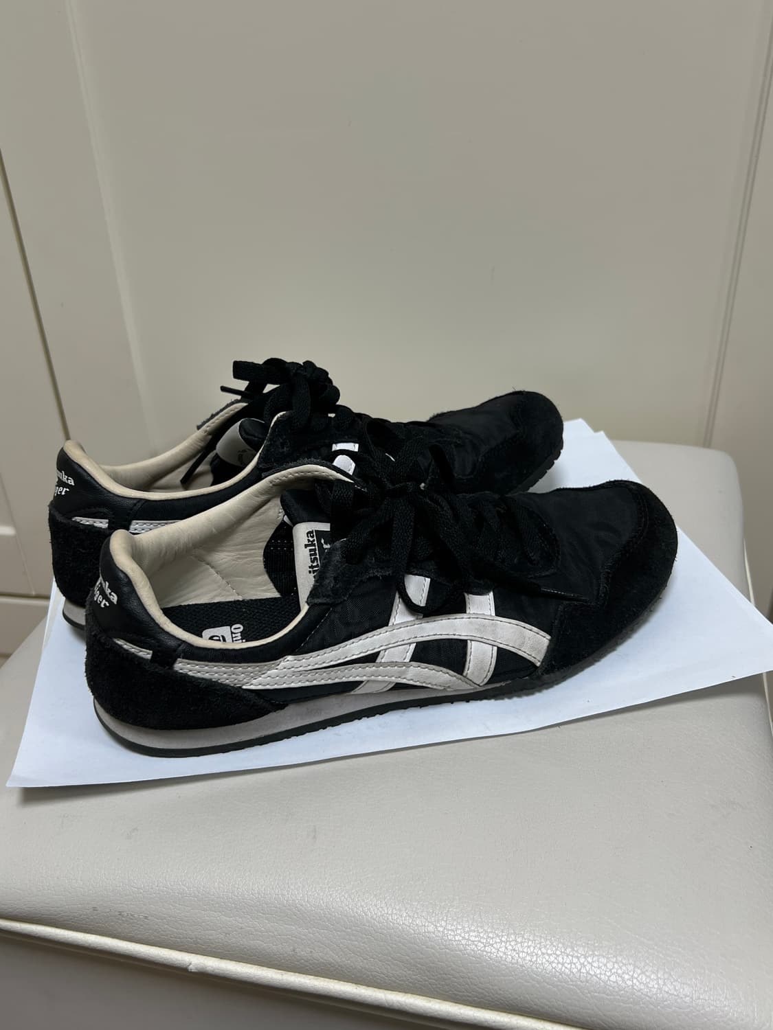 [240] 오니츠카타이거 세라노 블랙 화이트 상품이미지1