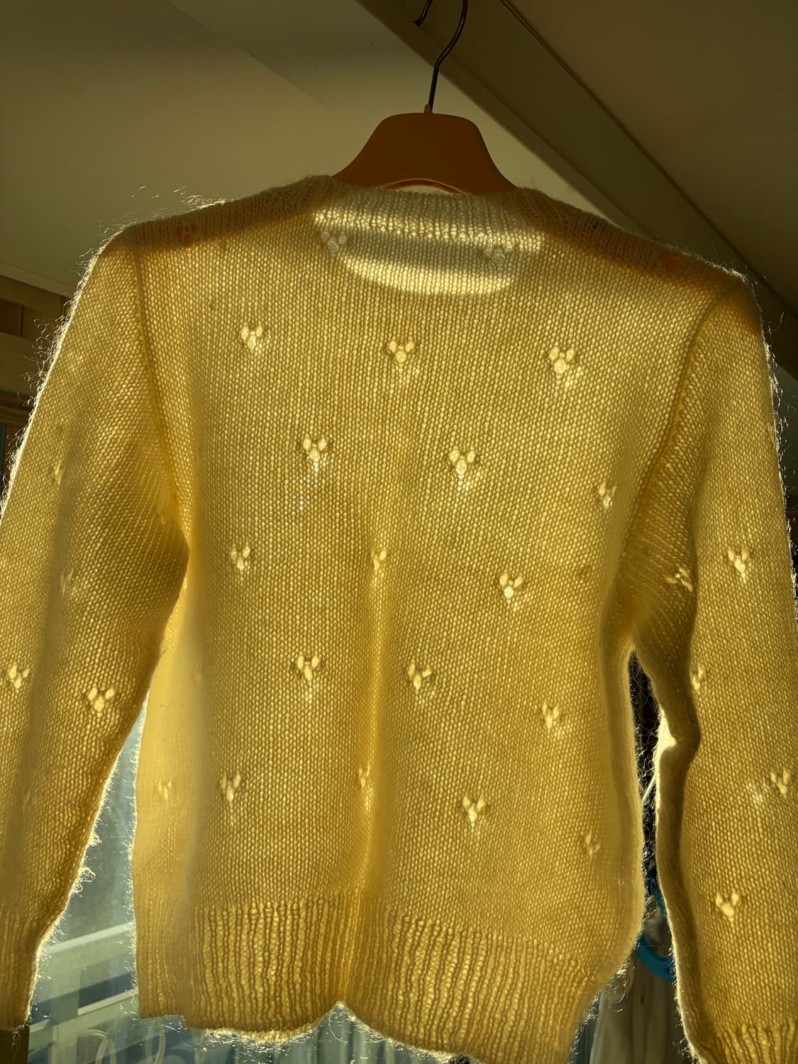 빈티지 니트 앙고라 스타일 펀칭 상품이미지3