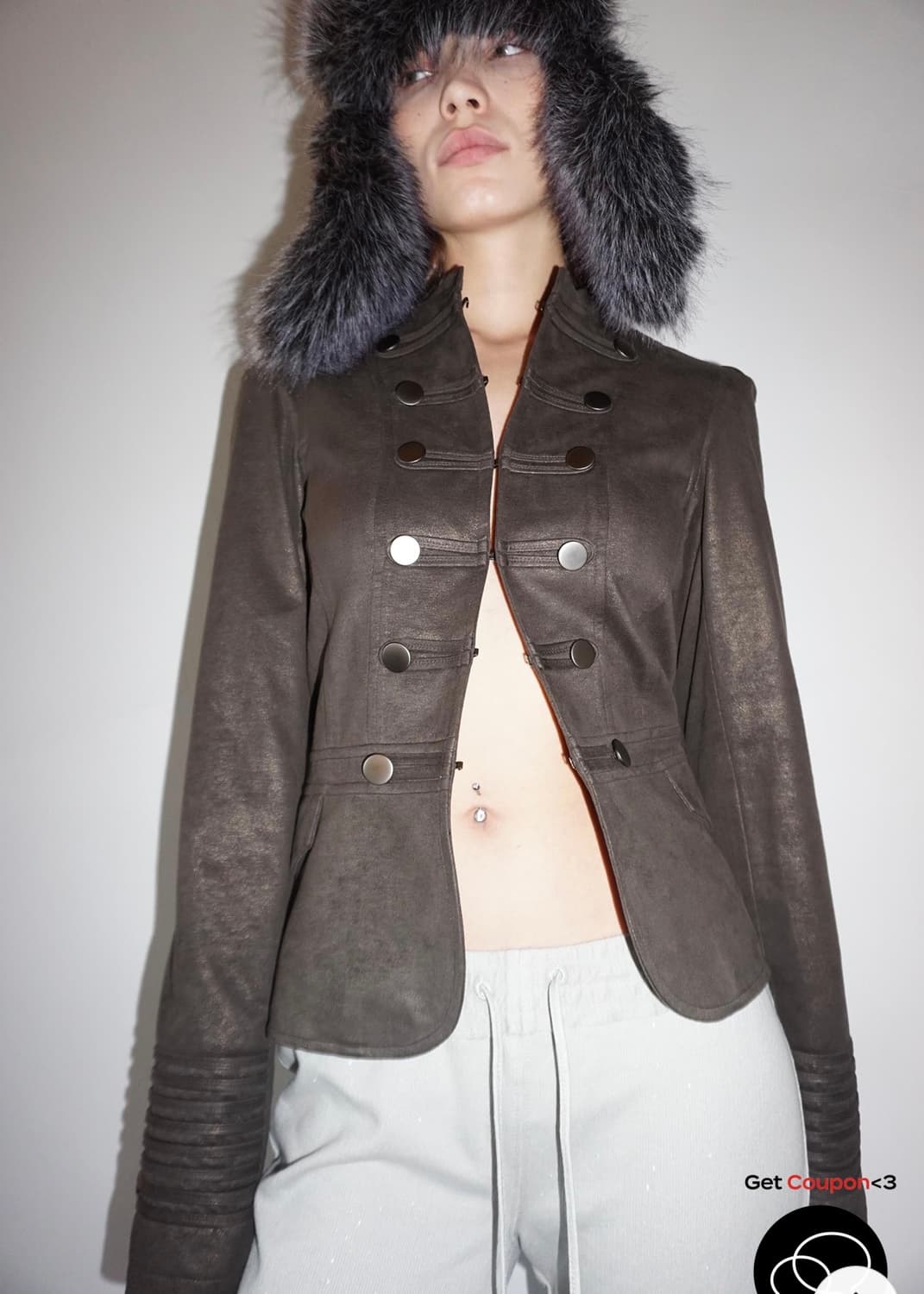 스컬프터 나폴레옹 자켓 카키 상품이미지1