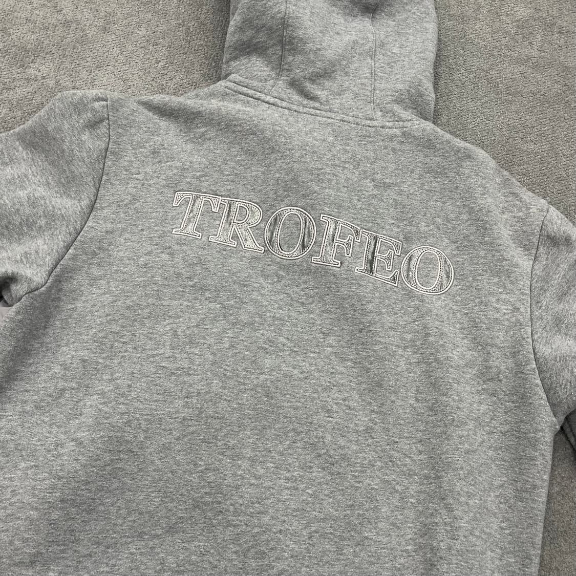 100 휠라 그레이 후드 집업 자켓 상품이미지4