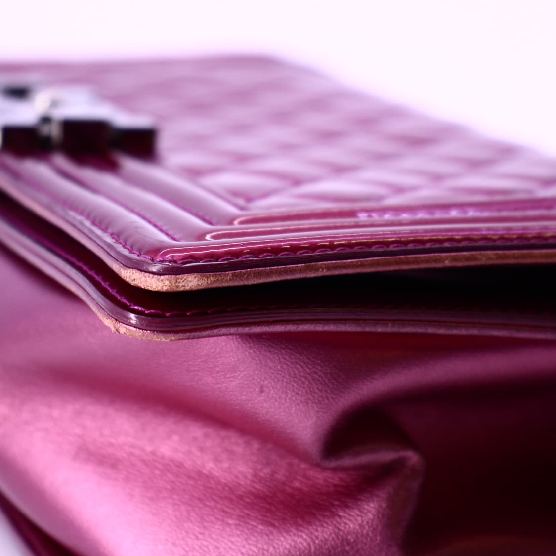 샤넬 보이백 숄더백 핑크 은장 상품이미지9