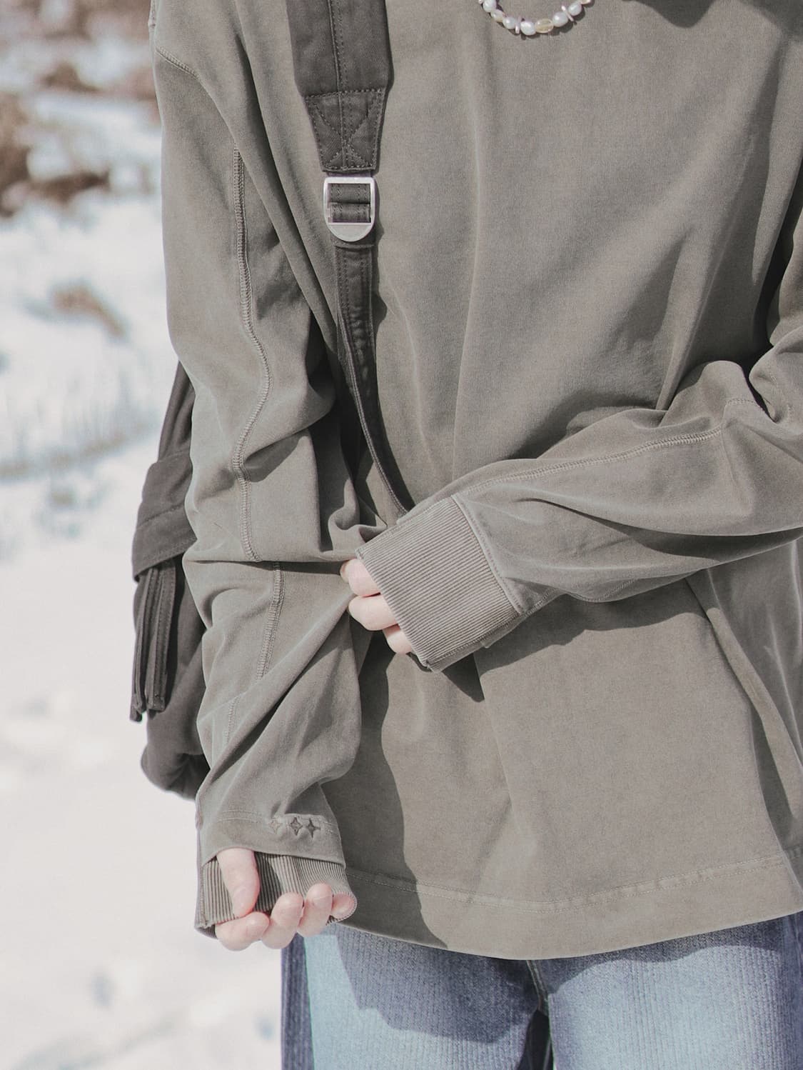 벨리에 가르송 롱슬리브 브라운 상품이미지2