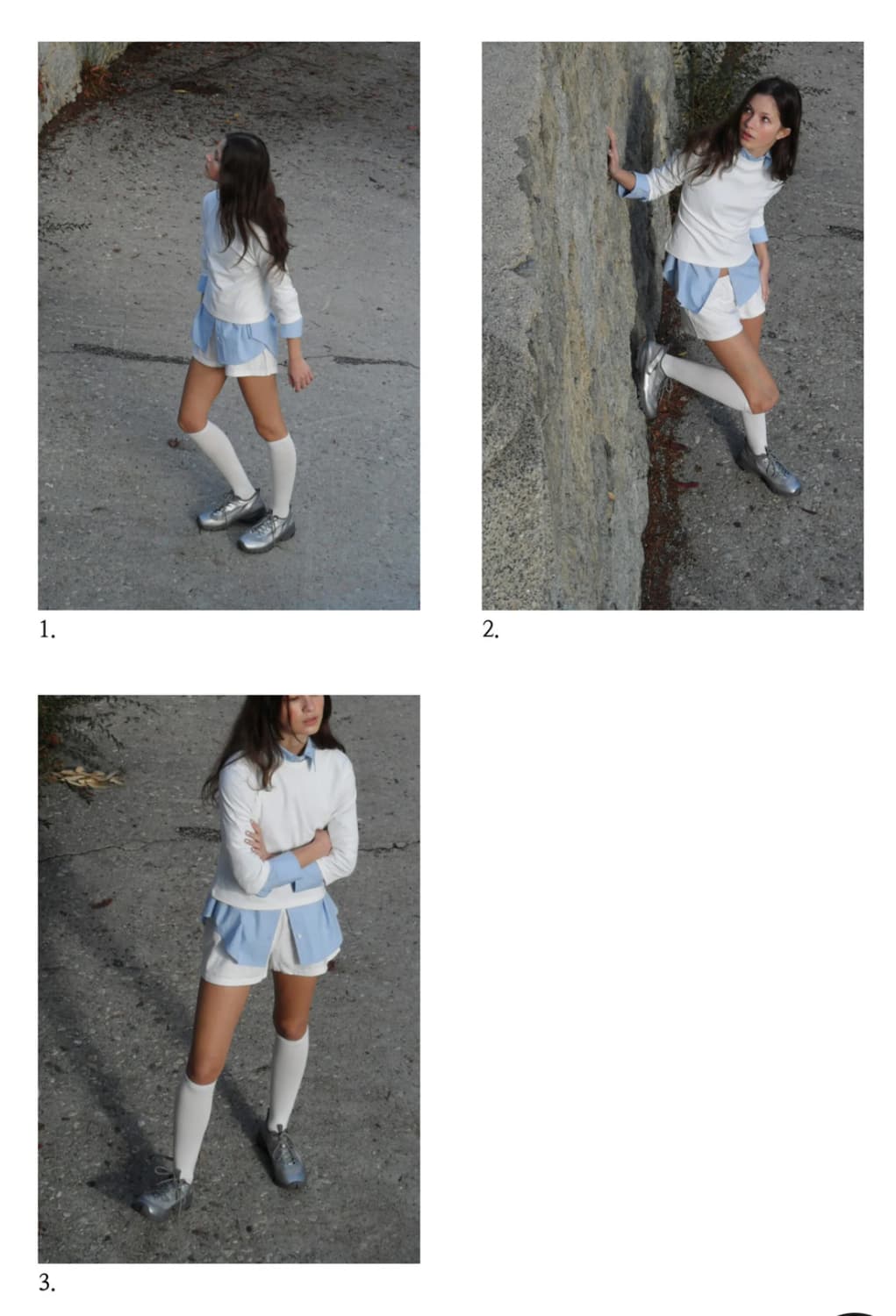 로우클래식 비브람 스니커즈 실버 245 상품이미지9