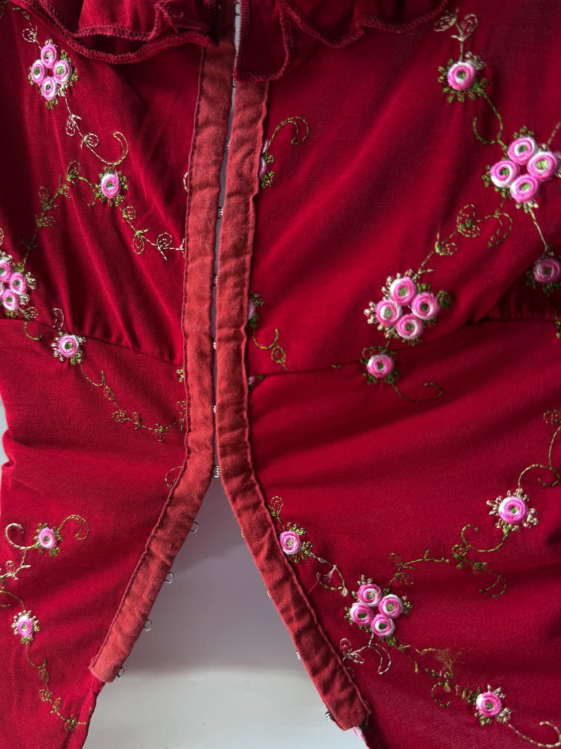 Floral Embroidered Holterneck Top 0302 상품이미지5