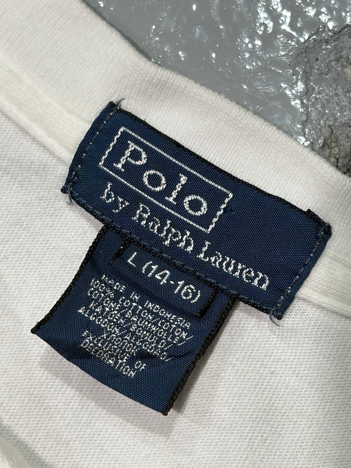 폴로 랄프로렌(PoloRalphLauren) 빅포니 화이트 반팔 티셔츠 상품이미지3