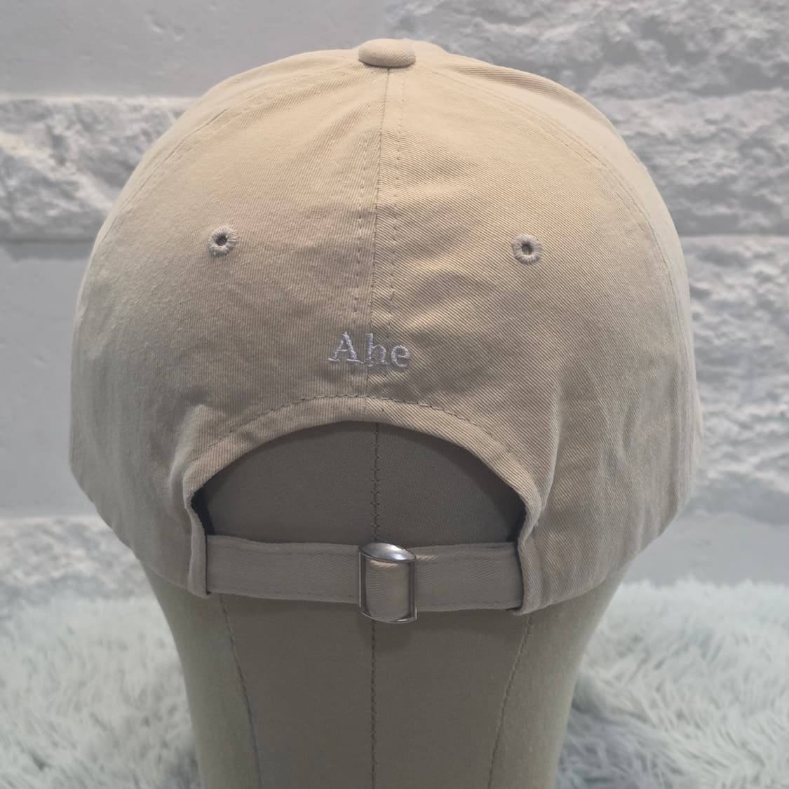 p7-9:아헤 베이지 A로고 볼캡 (AHE)56~60cm 상품이미지5