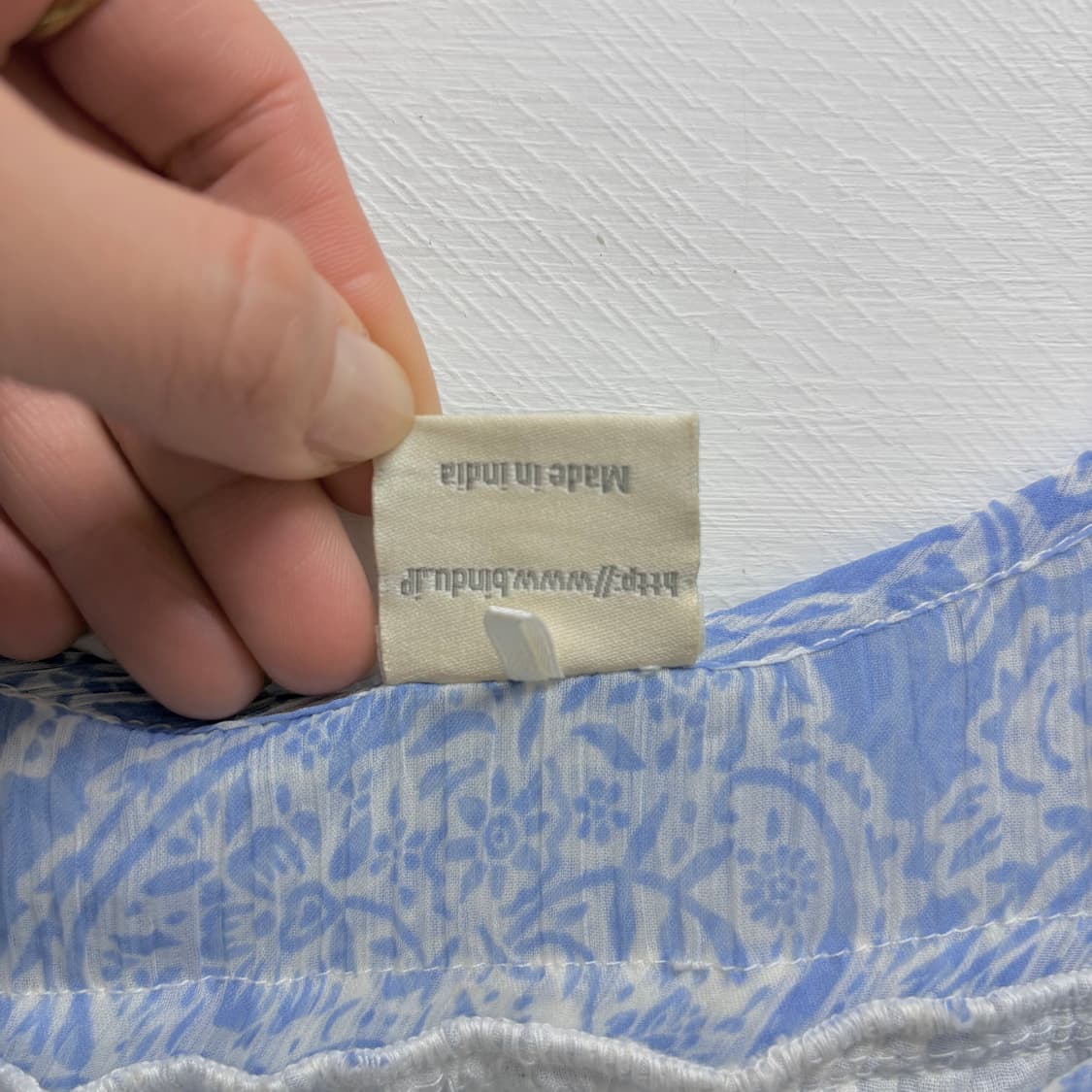 BINDU 에스닉 패턴 히피 쉬폰 원피스 상품이미지5