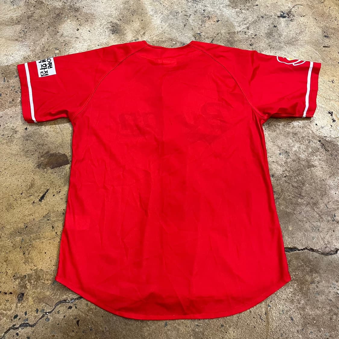 [정품/M] 롯데 자이언츠 올드 유니폼 레드 b16 상품이미지3