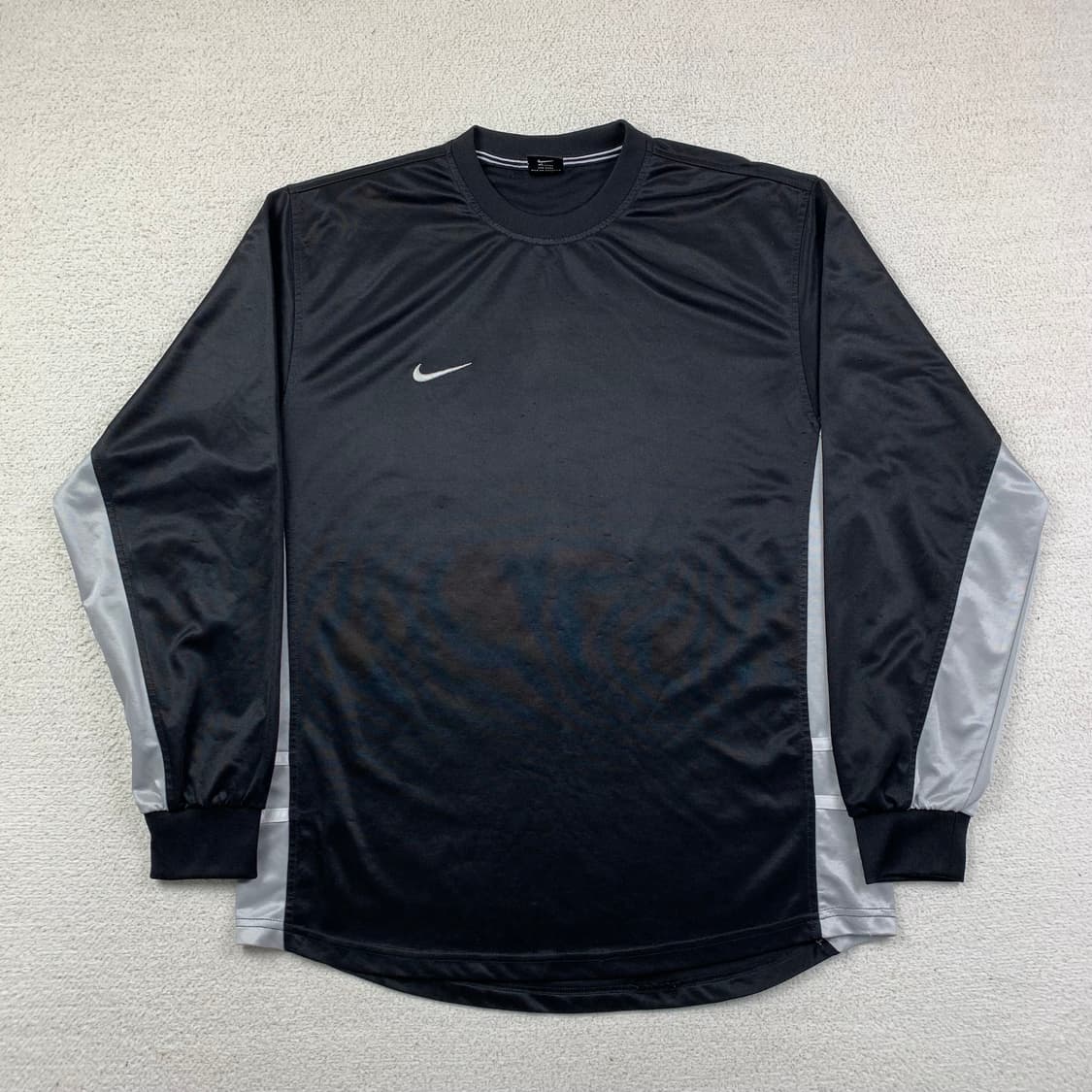 00's 나이키 스우시 로고 롱슬리브 풋볼 저지 블랙  상품이미지1