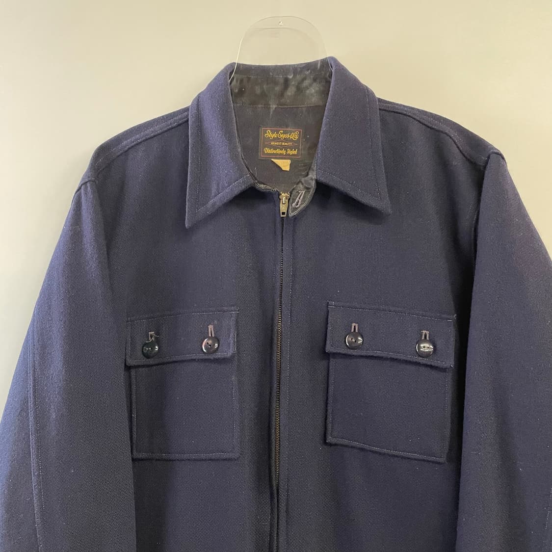 스타일아이즈 울 워크 집업자켓 상품이미지2