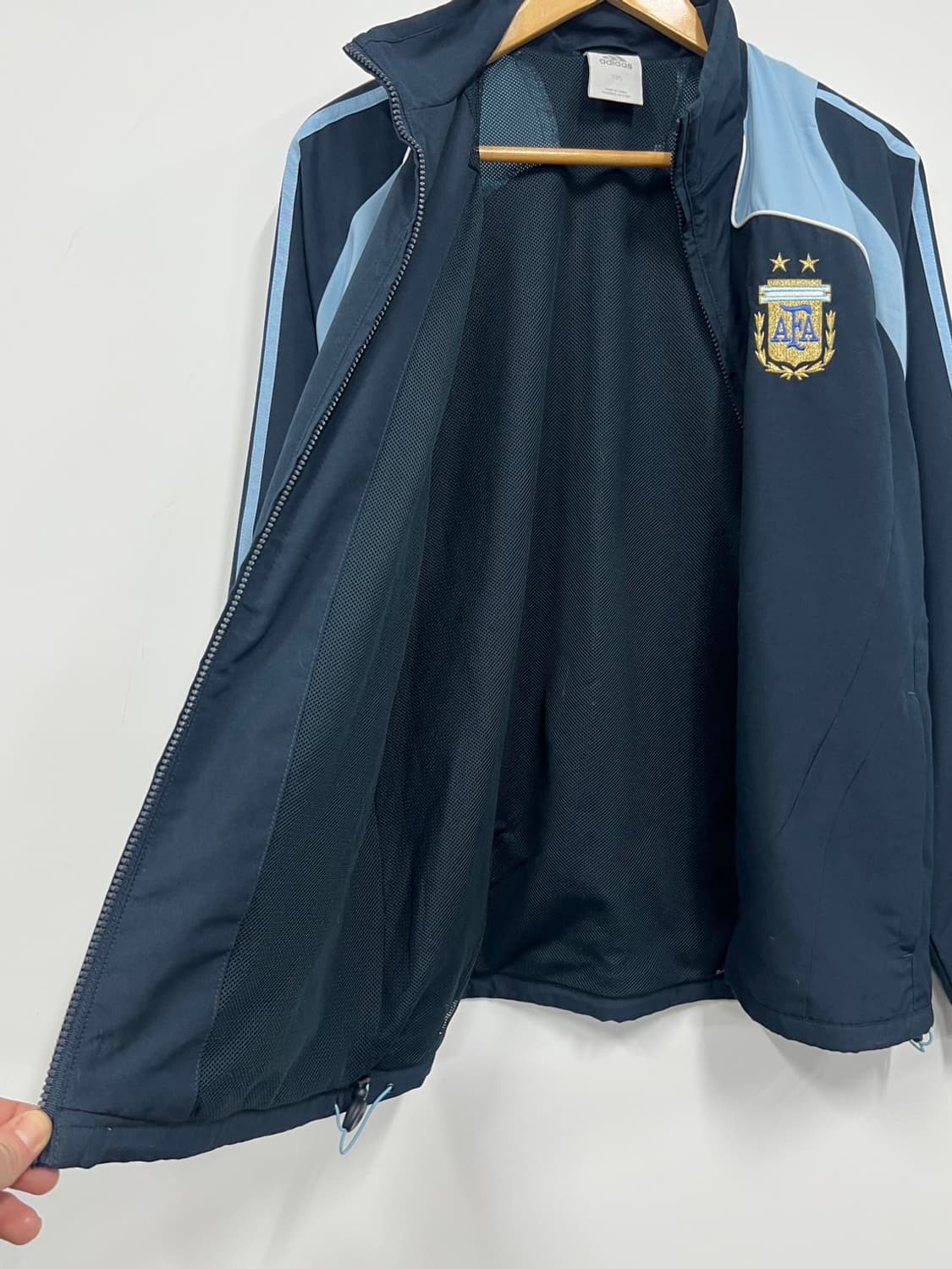 아디다스 아르헨티나 국대 트랙탑 바람막이 상품이미지5