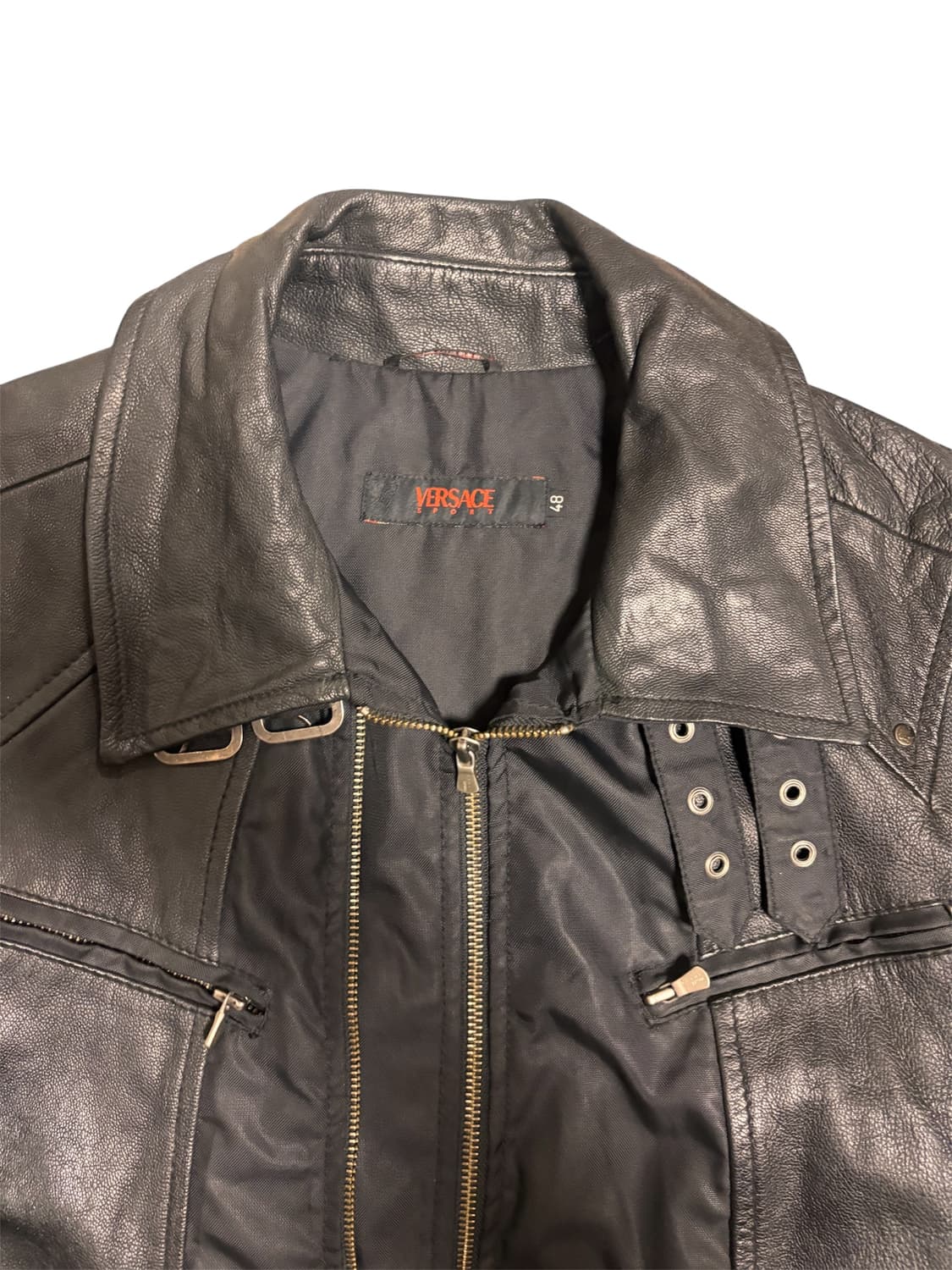 (48) 베르사체 스포츠 레더 자켓 상품이미지4
