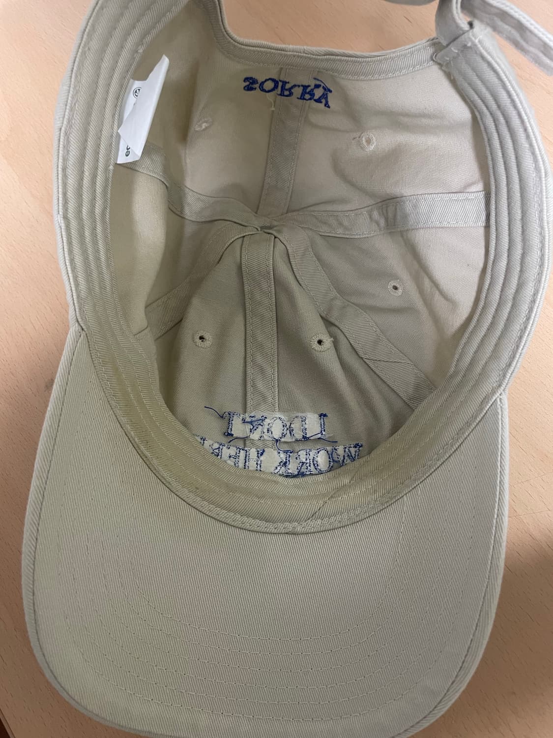 카리나 착용) i don't work here 캡 상품이미지5