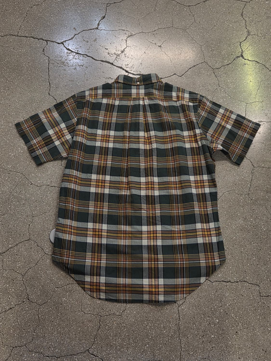 Polo 폴로 그린체크 반팔셔츠 상품이미지5