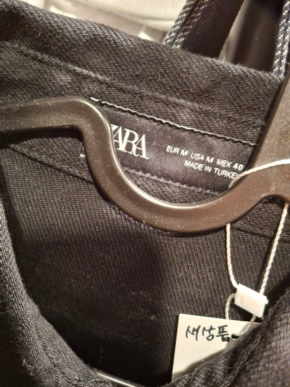 (마지막특가) 자라 셔츠자켓 새상품 m  상품이미지3