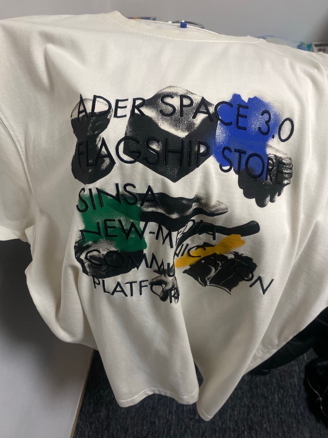 아더에러 스페이스 3.0 신사 티셔츠 화이트 상품이미지1