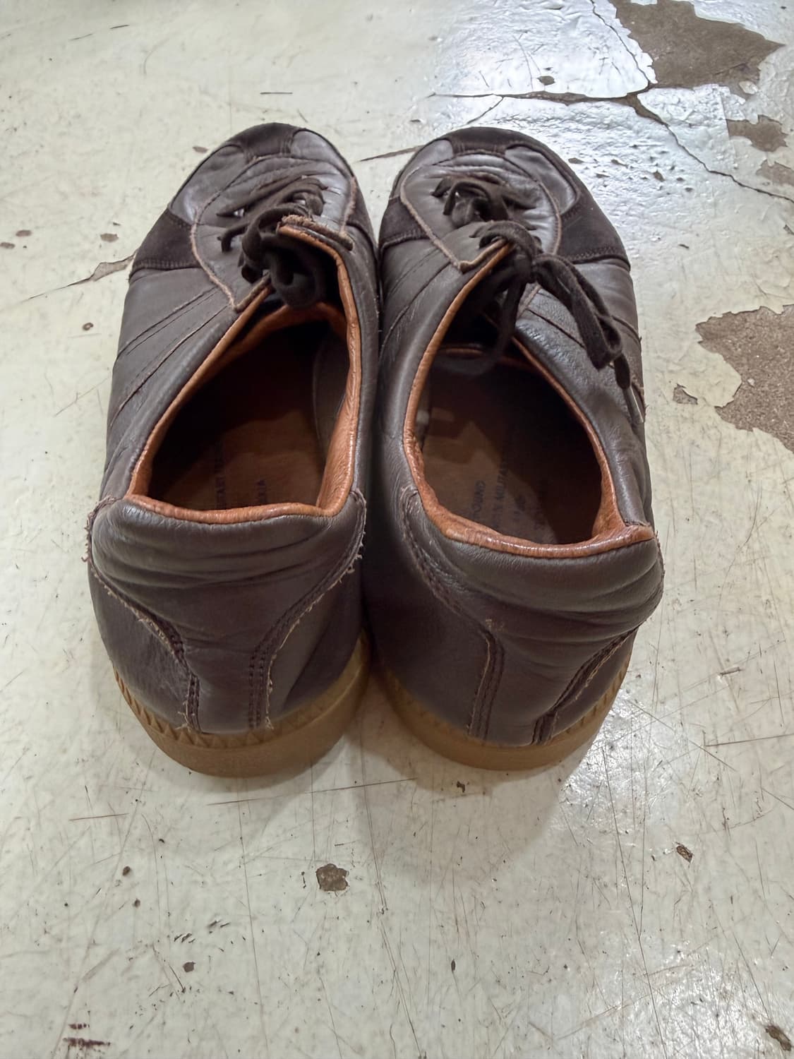 리프로덕션 오브 파운드 독일군 다크 브라운 상품이미지3