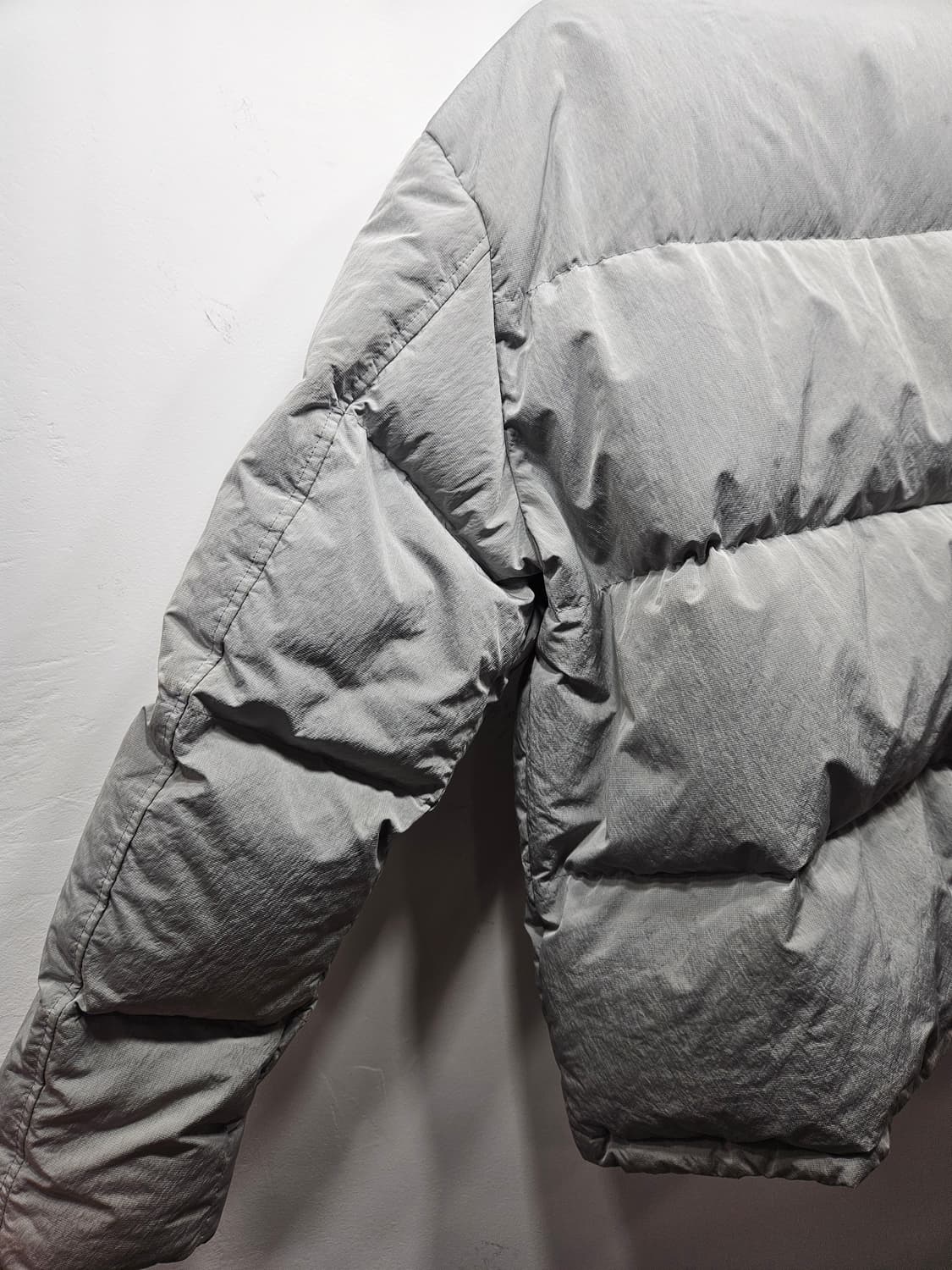 컨셉원 라이트그레이 오리털 패딩 XL 상품이미지7