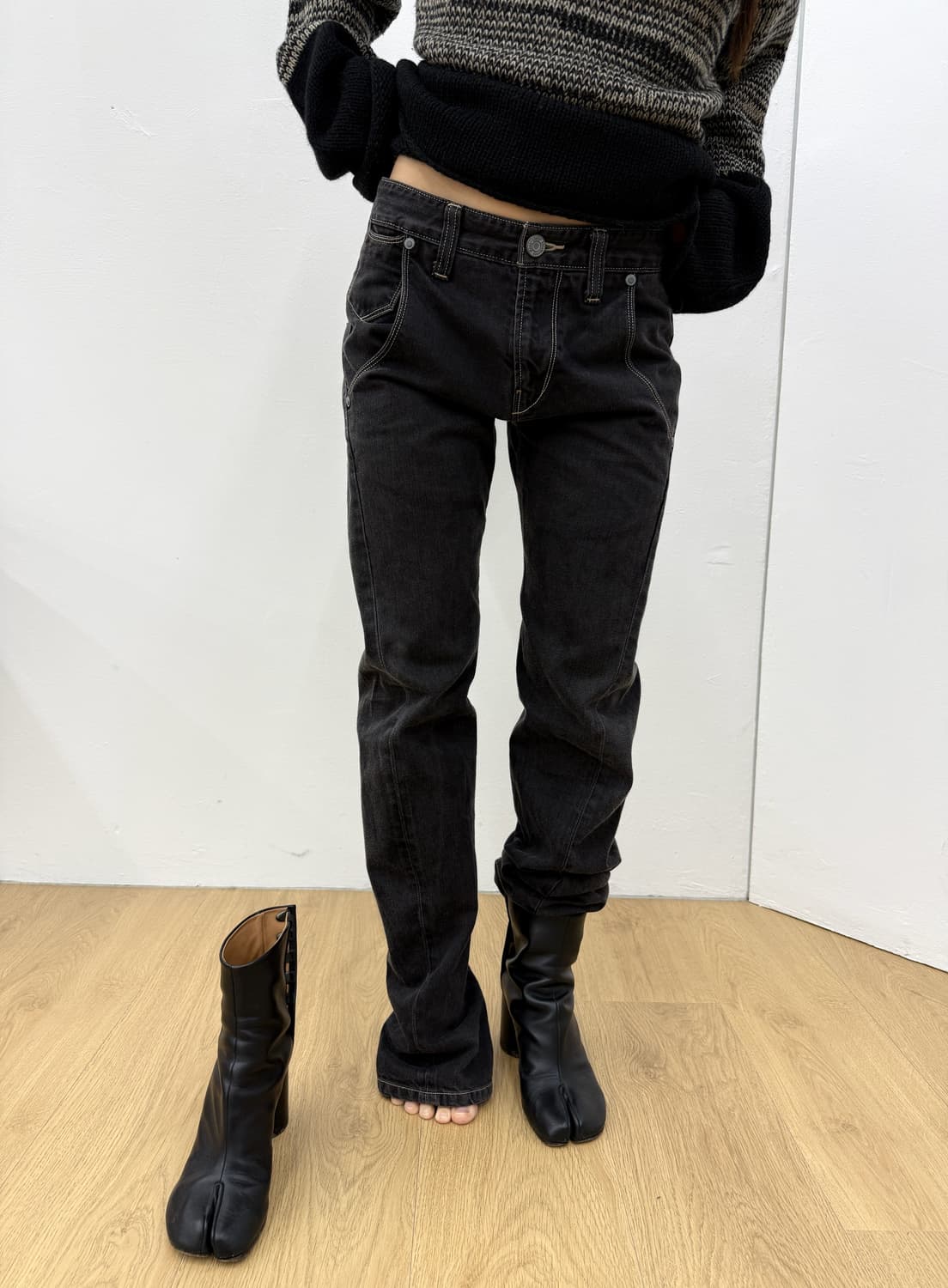 00's levi's grey engineered jeans  상품이미지2