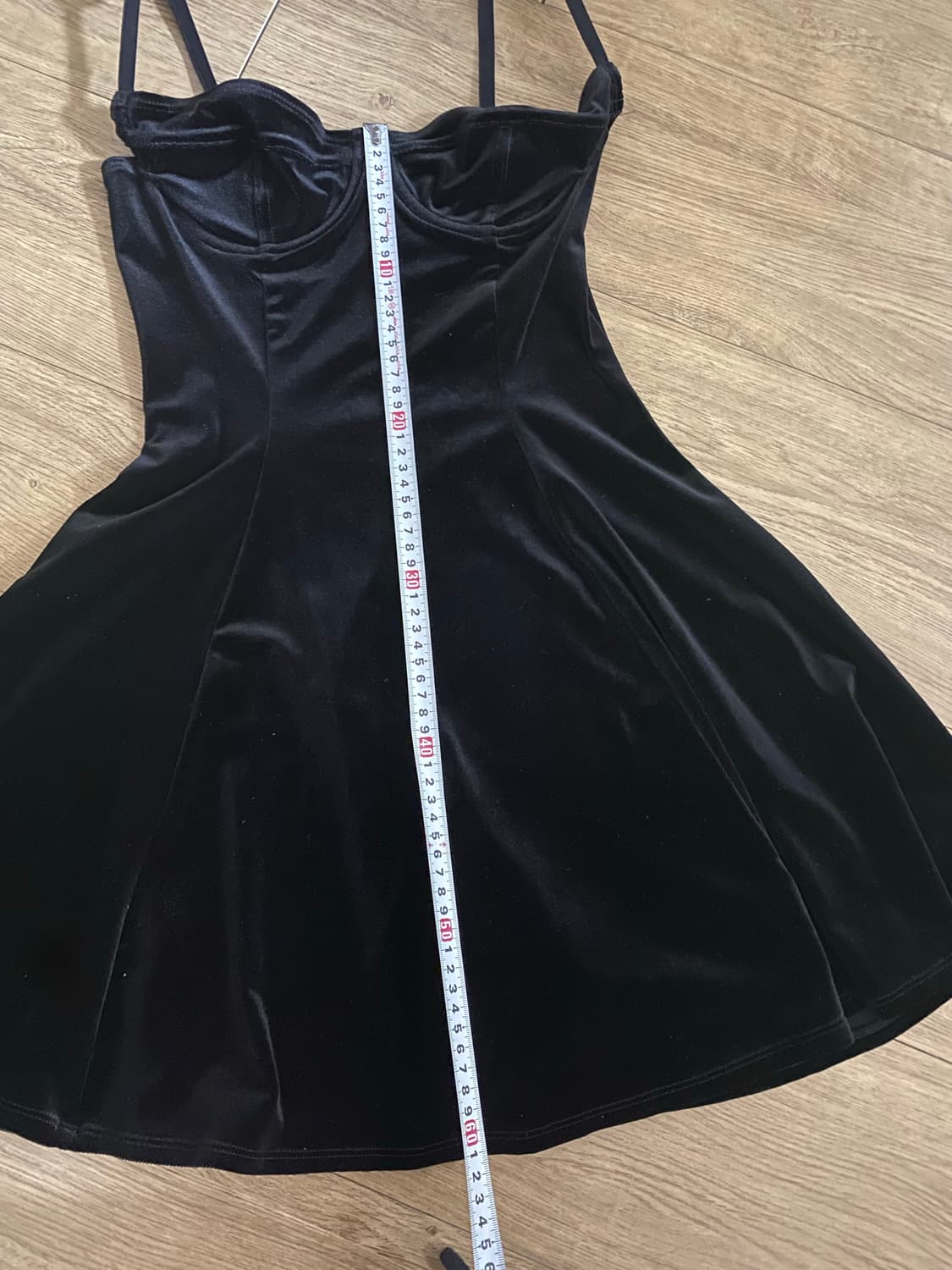 뷔스티에 벨벳 미니 드레스  상품이미지9