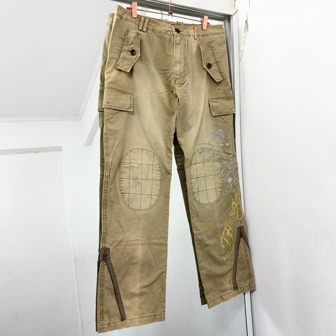 에드하디 스컬 와이드 카고 팬츠 상품이미지5