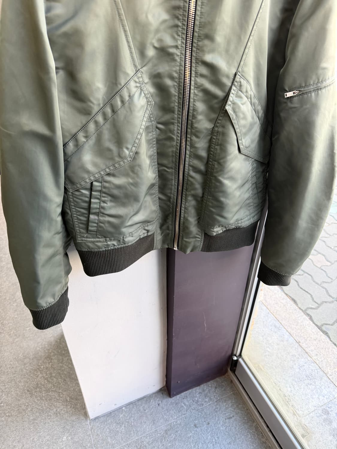 105/ 시스템옴므 MA-1 나일론 봄버 자켓 상품이미지4