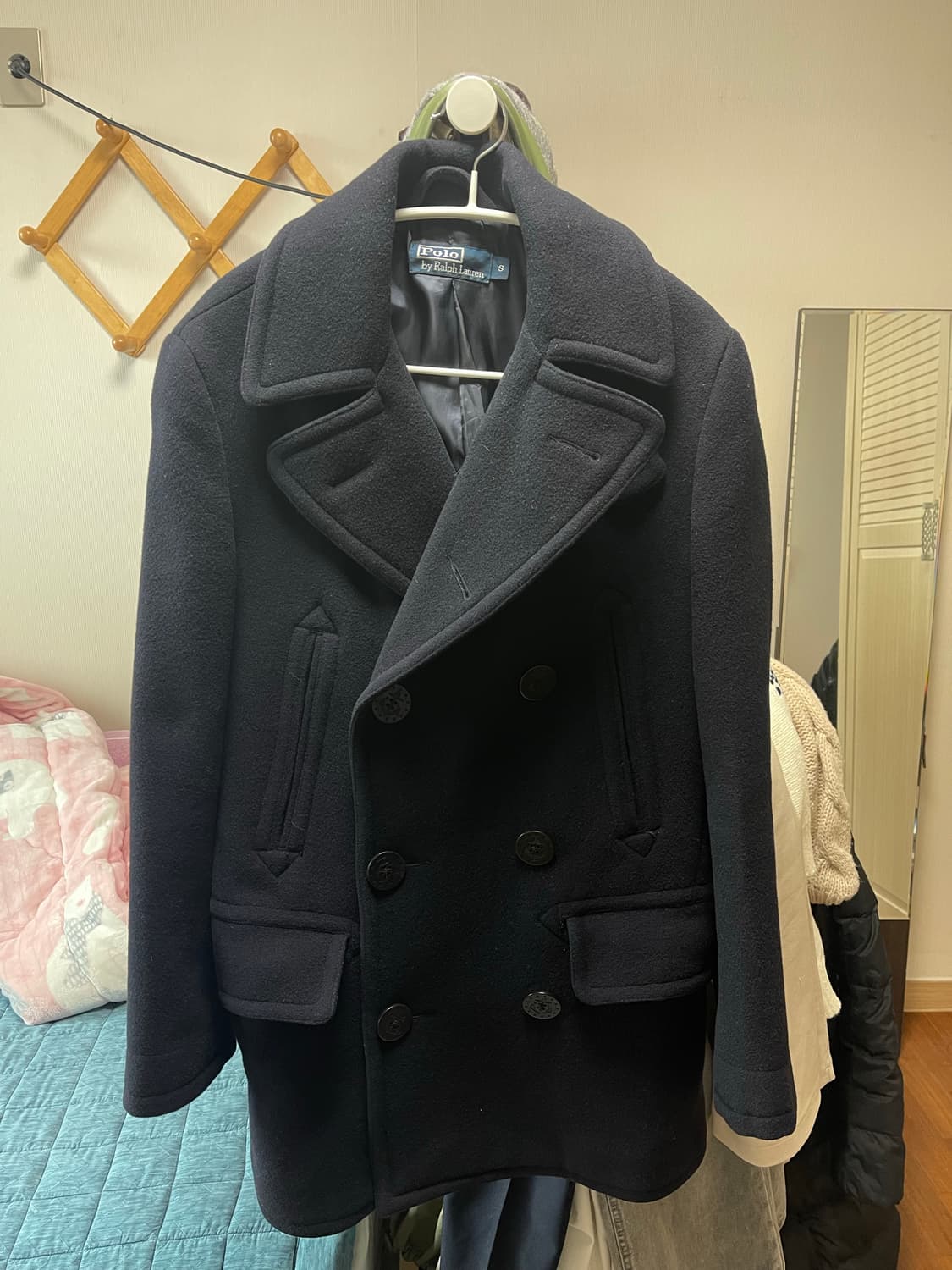 폴로 랄프로렌 네이비 피코트 S 상품이미지1