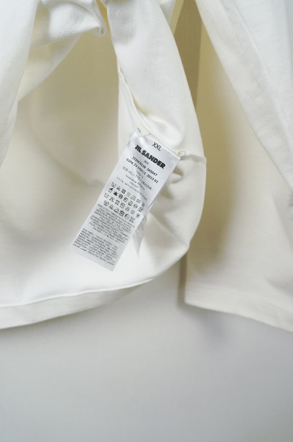 질 샌더 로고 롱 슬리브 상품이미지5