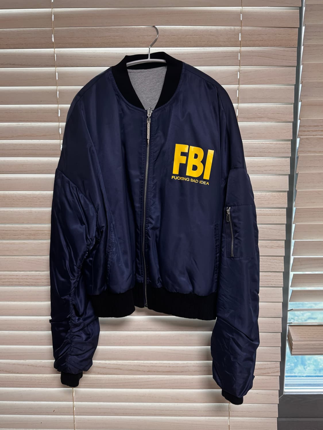 OUTLW FBI 리버서블 봄버 상품이미지6