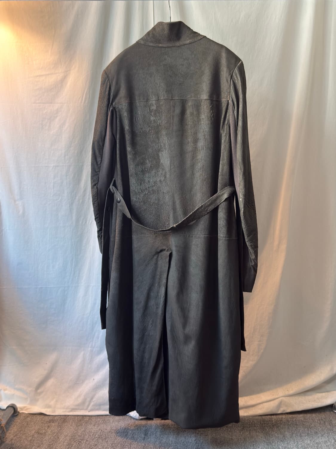 Rick Owens 레더 코트 상품이미지3