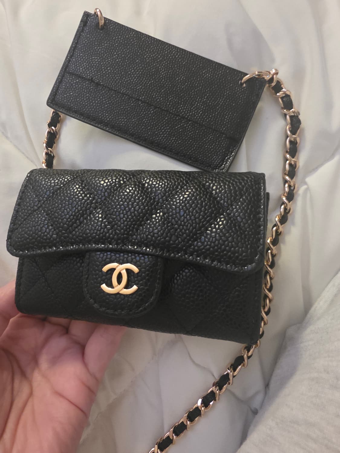 샤넬 카드 지갑 리폼 줄 포함  상품이미지1