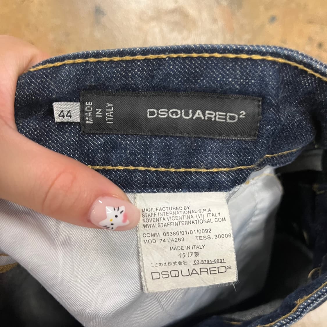 [정품/44] Dsquared2 디스퀘어드 데님 청바지 데미지진 b15 상품이미지5