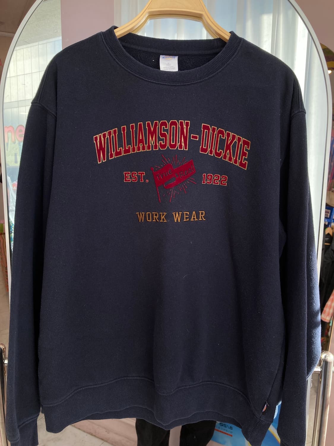 디키즈 Dickies 네이비 맨투맨 상품이미지2