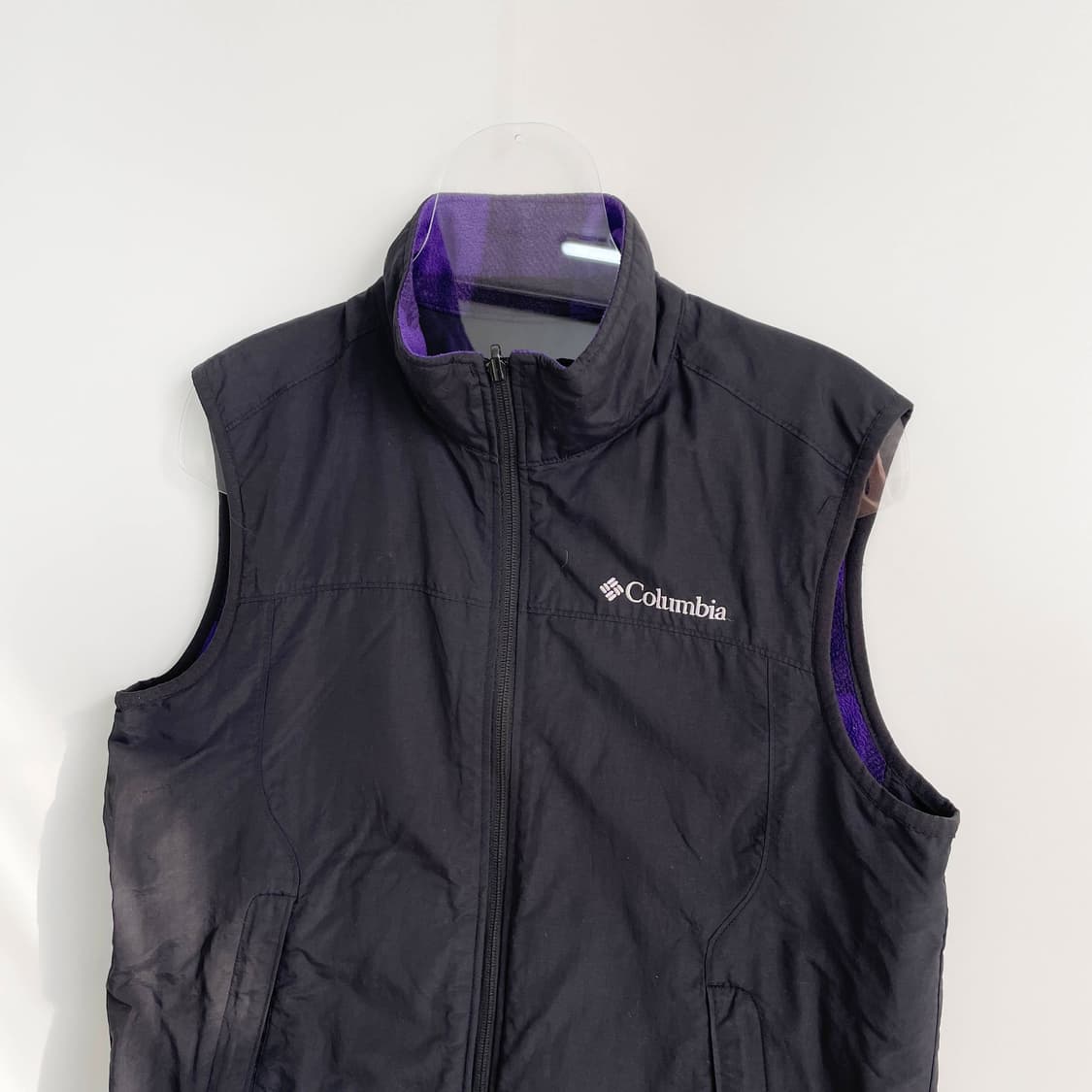 B1 컬럼비아 리버시블 나일론 플리스 조끼 95사이즈 상품이미지6