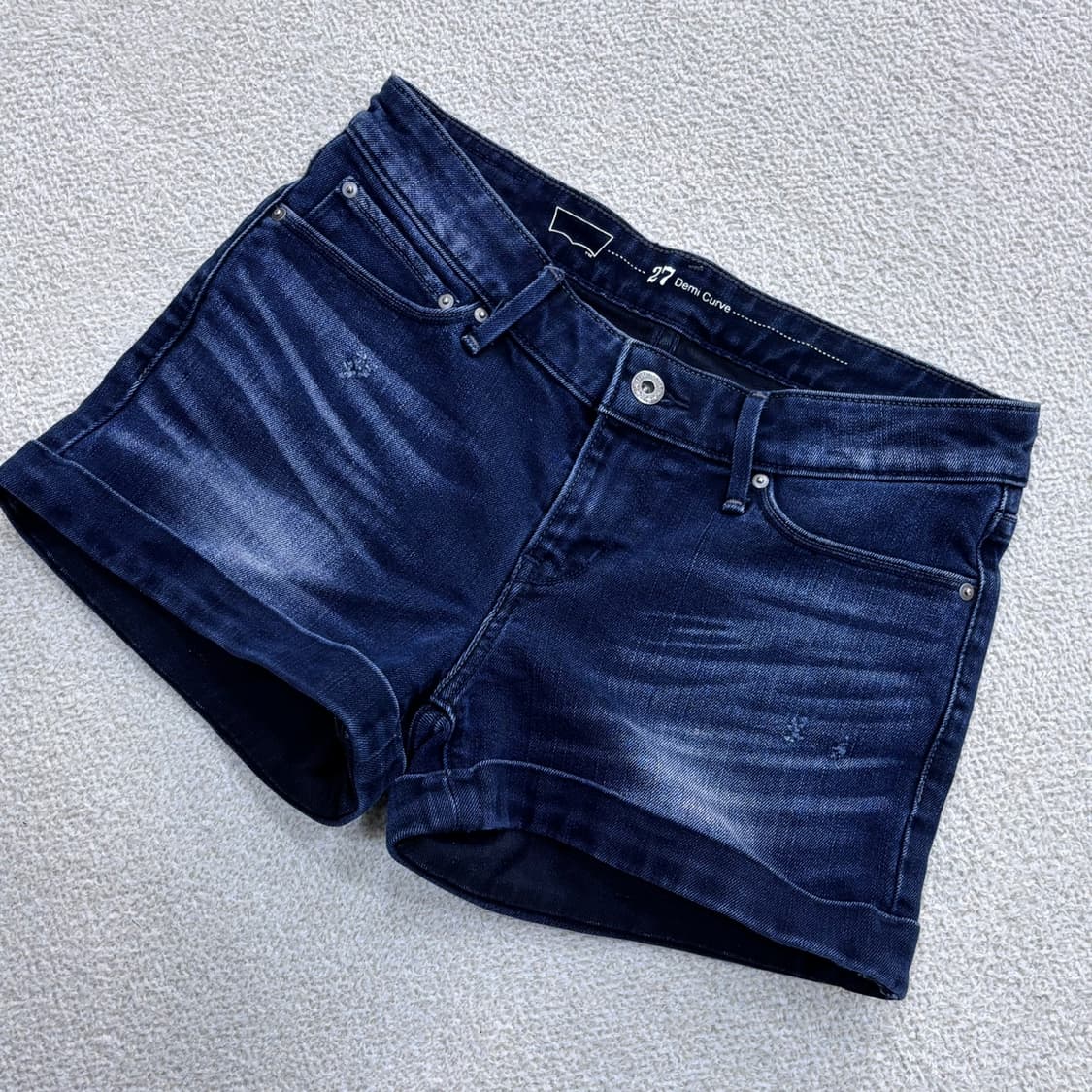 W27 리바이스 여성 데님 핫 팬츠 0406E 상품이미지1