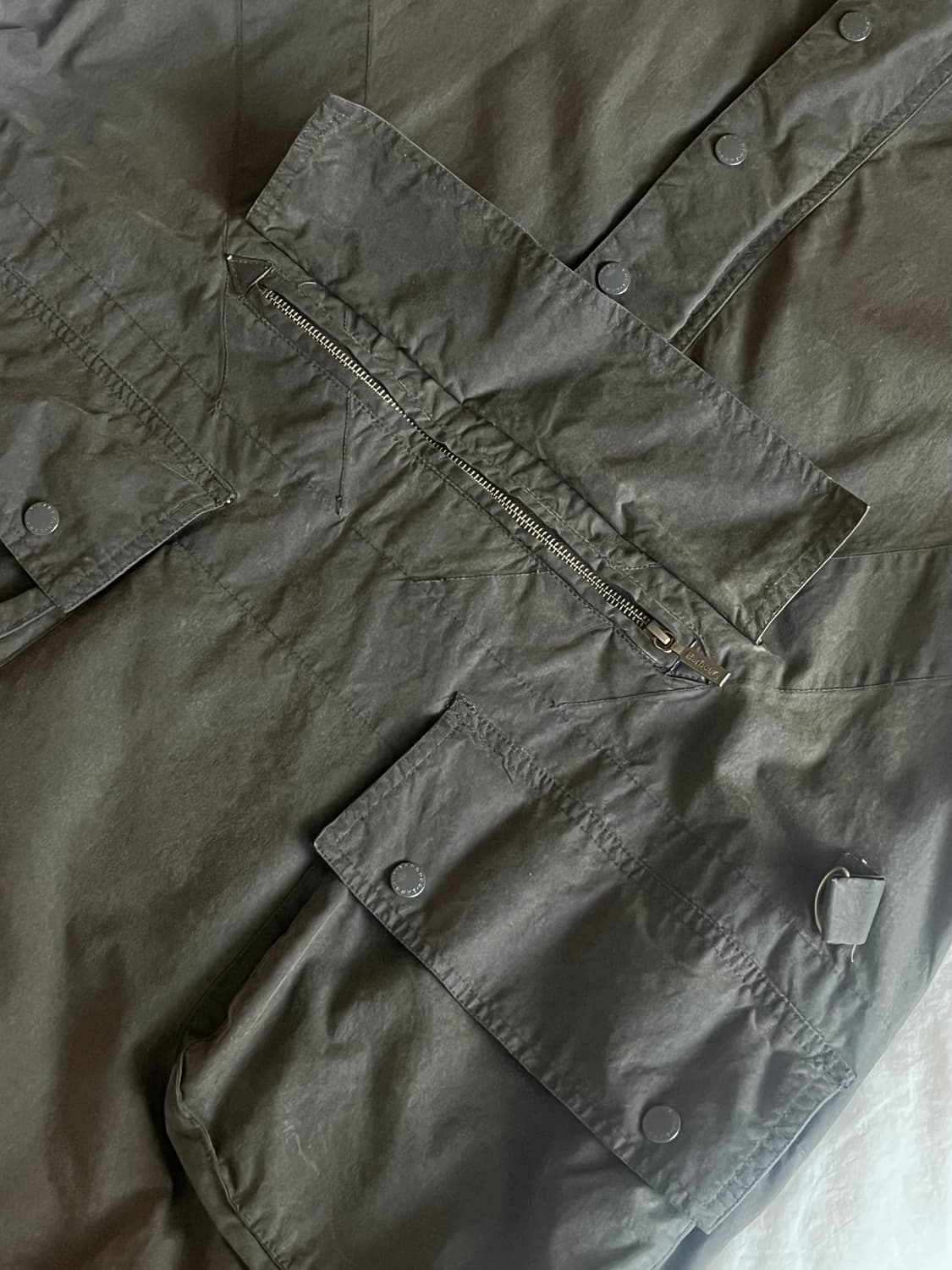 바버 엔지니어드가먼츠 왁스 코튼 와비 자켓 상품이미지5