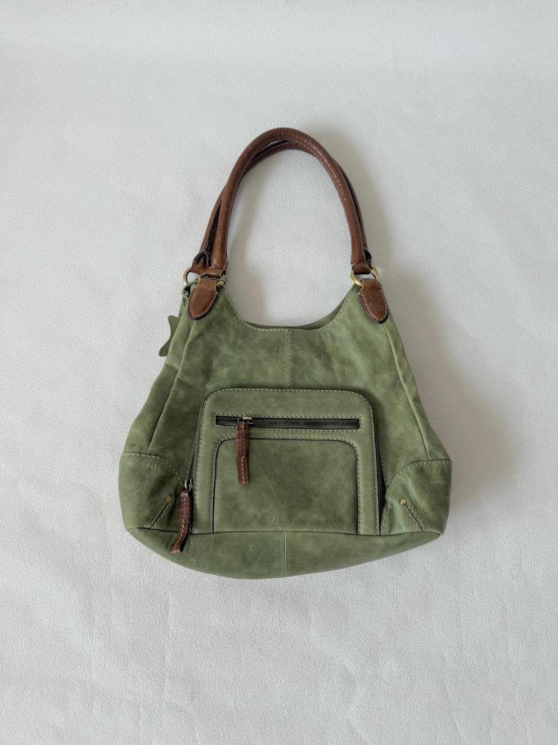 Pre owned 레더 숄더백 상품이미지1