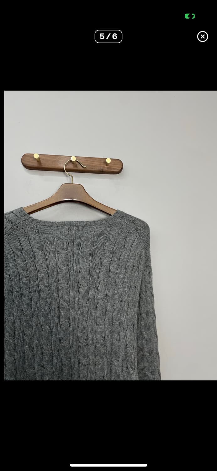 폴로랄프로렌 그레이 케이블 니트 A2871 상품이미지5