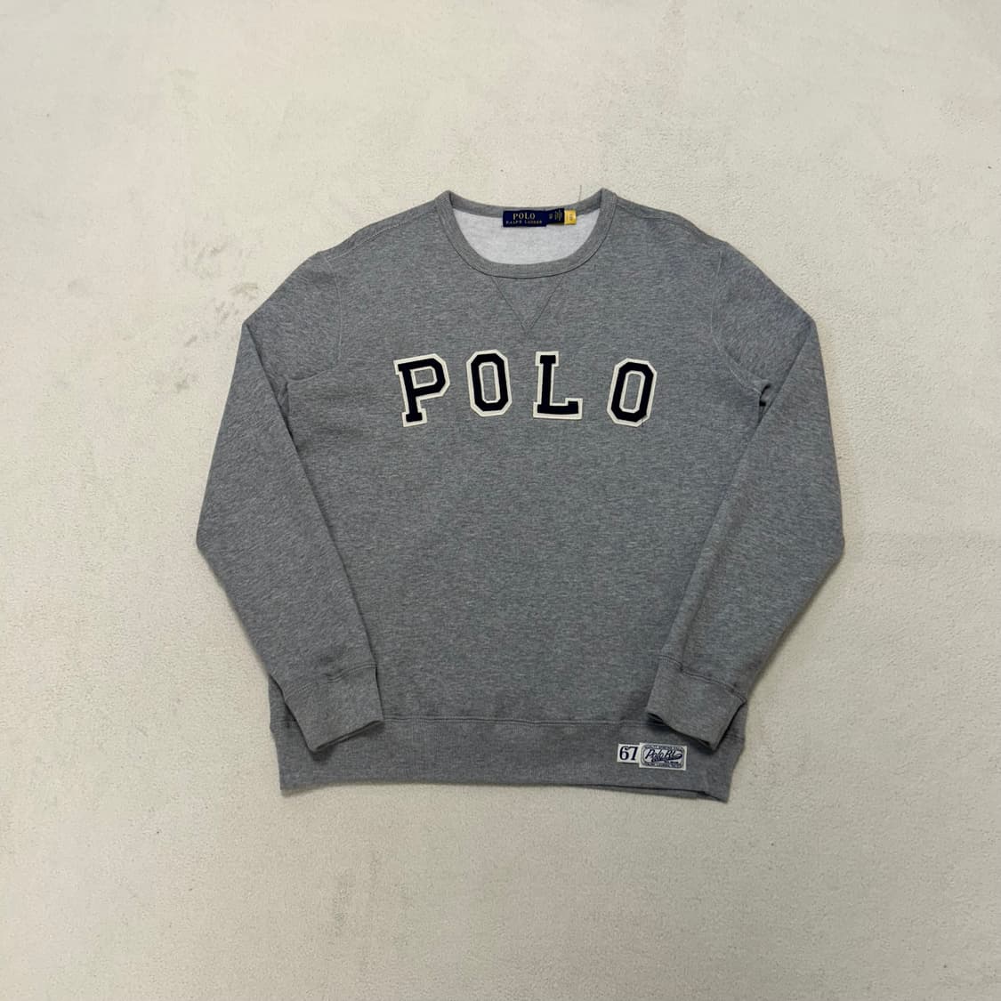 Polo gray sweatshirt 상품이미지4
